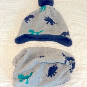 KID SET/ hat and tube scarf